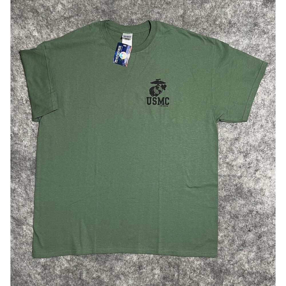 United States Marine Core T-Shirt Men’s XL Green Gildan Utra Cotton Military NWT